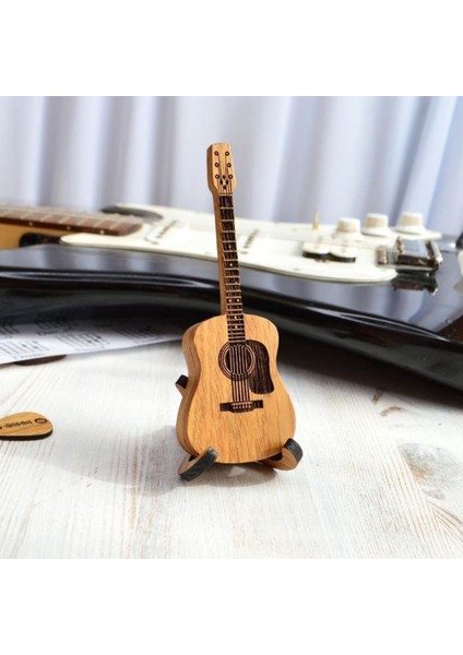 Ahşap Gitar Penası Kutusu Kişiselleştirilmiş Gitar Süslemeleri Hediye Ahşap El Sanatları Retro Kutu Müzik Hediyesi (Yurt Dışından) modelleri