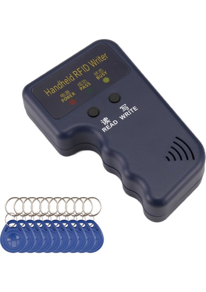 Elde Taşınabilir 125KHZ Rfıd Okuyucu Yazıcı Kopyalayıcı Fotokopi Makinesi, Yükseltme Kimlik Kartı Klonlayıcı Programlayıcı, 10 Adet Yeniden Yazılabilir Kartla (Yurt Dışından) fırsatları