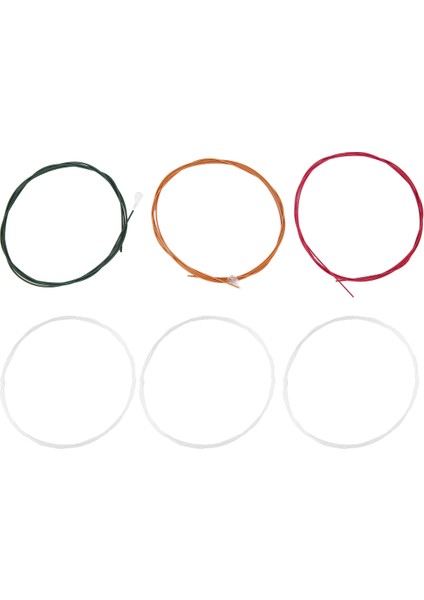 Irın C105 Gökkuşağı Gitar Telleri Naylon Çekirdek Renkli Kaplamalı Bakır Alaşımlı Sarılmış Akustik Klasik Gitar Için (.028-.043) (Yurt Dışından)