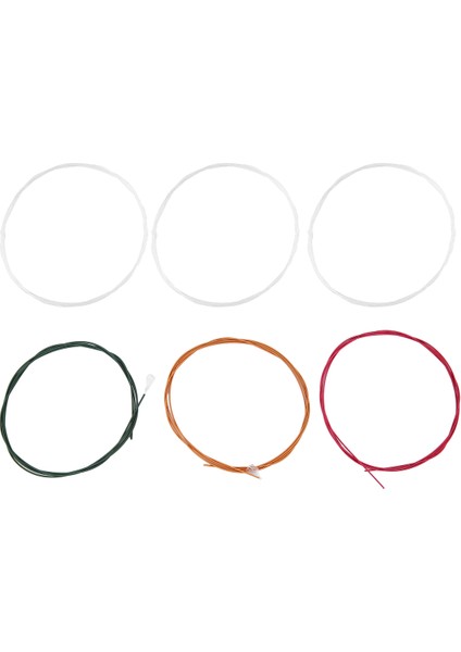 Irın C105 Gökkuşağı Gitar Telleri Naylon Çekirdek Renkli Kaplamalı Bakır Alaşımlı Sarılmış Akustik Klasik Gitar Için (.028-.043) (Yurt Dışından) modelleri