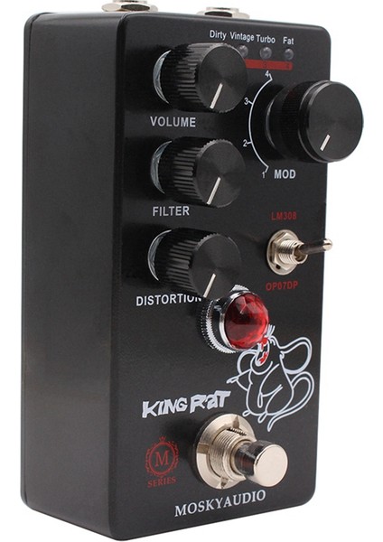 Moskyaudıo Kıng Rat Gitar Efekt Pedal Distortion True Bypass Devre Gitar Prosesörü Aksesuarları (Yurt Dışından) modelleri