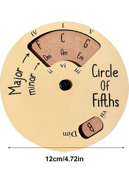 2 Adet Beşli Çember Tekerleği, Gitar Öğrenmek Için Ahşap Akor Tekerleği, Beşli Çember Akor Tekerleği Ahşap Melodi Aracı (Yurt Dışından) modelleri