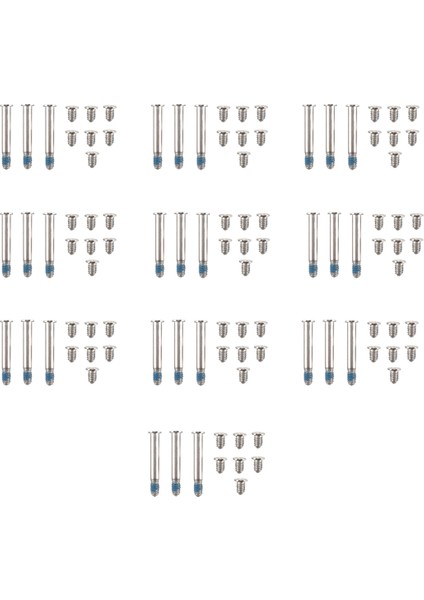 100 Adet/10 Takım A1278 A1286 A1297 Alt Vidalar Macbook Pro 13 Inç 15 Inç Alt Alt Kasa Kapağı Vidaları Seti 2008-2012 (Yurt Dışından)