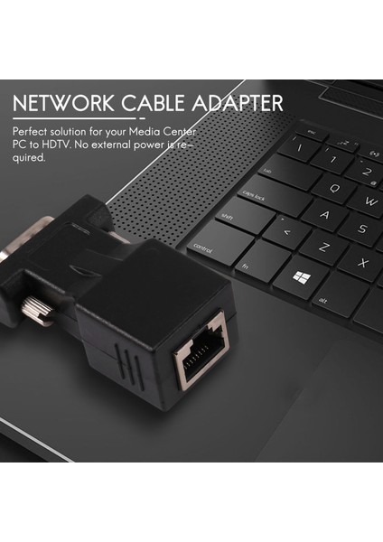 VGA Genişletici Erkek Lan Cat5 Cat6 RJ45 Ağ Kablosu Adaptörü (Yurt Dışından) modelleri