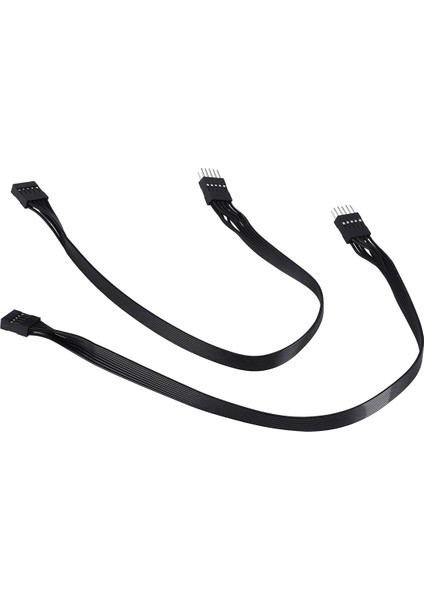Adet Anakart Hd Ses 9pin Erkek - Dişi Uzatma Kablosu Pc Dıy Siyah 30CM (Yurt Dışından) modelleri