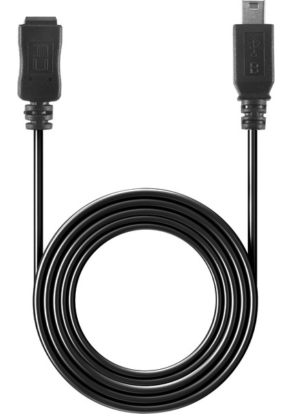 1.5m Mini USB B 5pin Erkek - Dişi Uzatma Kablosu Adaptörü Siyah (Yurt Dışından)