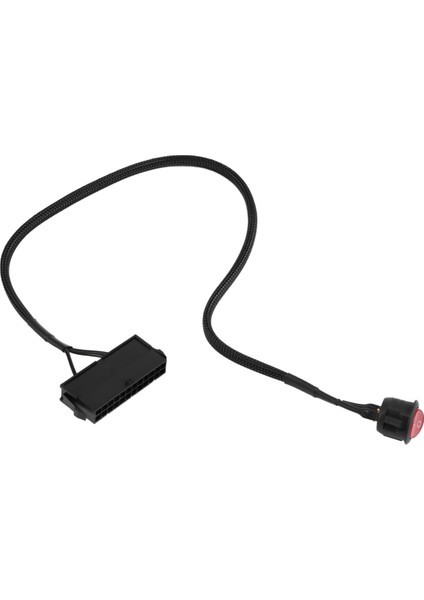 24-Pin Dişi Atx Psu Pc Güç Kaynağı Başlangıç Test Cihazı Başlangıç Jumper Sırt Kablosu On/off Anahtarlı, 50CM (Yurt Dışından) modelleri