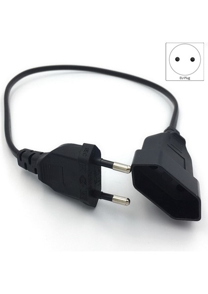 Avrupa 2 Uçlu Erkekten Dişi Güç Uzatma Kablosu, Vde Sertifikalı Bakır Kablo (0,5 M) (Yurt Dışından) fiyatları