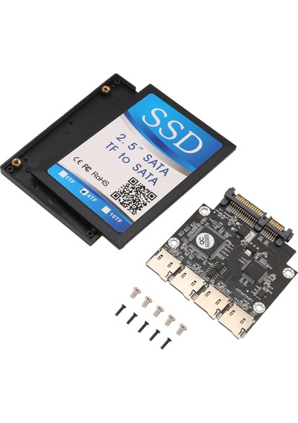 2,5 Inç 4 Tf - Sata Adaptör Kartı, Kendi Yapımı SSD Katı Hal Sürücüsü, Micro-Sd - Sata Grup Raıd Kartı Için (Yurt Dışından) fiyatları