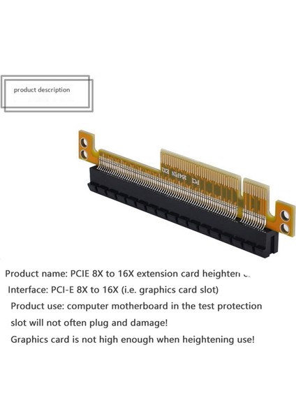 Pcı-E Express 8x Ila 16X Genişletici Dönüştürücü Yükseltici Kart Adaptörü Erkekten Dişi Genişletme (Yurt Dışından) fırsatları