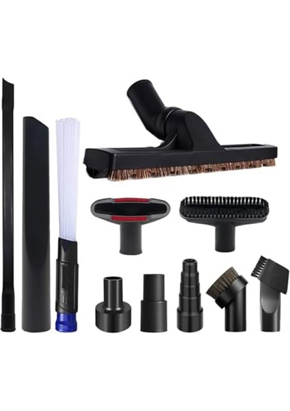 Evrensel 1 1/4 Inç Vakum Eklentileri Seti, Vakum Fırça Eklentileri, Esnek Dar Alan Aracı ile Dükkan Vakum Aksesuarları (Yurt Dışından)