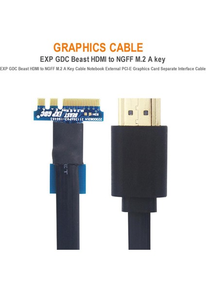 Exp Gdc Beast HDMI - Ngff M.2 Video Kartı Harici Görüntüden Dizüstü Bilgisayara Anahtar Kablo (Yurt Dışından) fırsatları