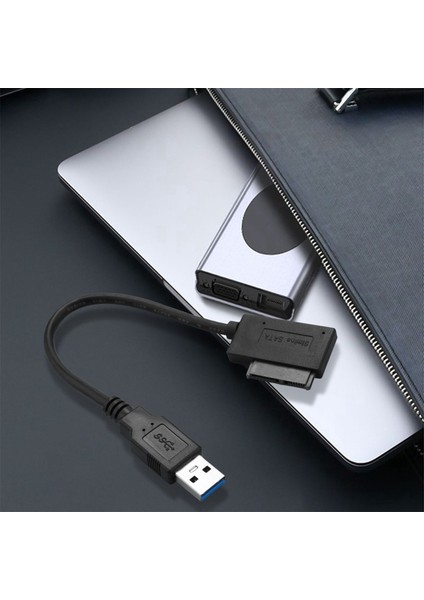 USB 3.0 - 7+6 13PIN Slimline Sata Dizüstü Cd/dvd Rom Optik Sürücü Adaptör Kablosu (Yurt Dışından) modelleri