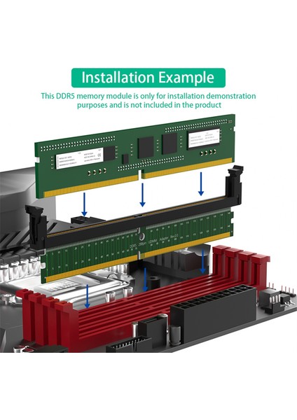 Ddr5 U-Dimm 288PIN Adaptör Ddr5 Bellek Test Koruma Kartı Kısa Mandallı (Yurt Dışından) fırsatları