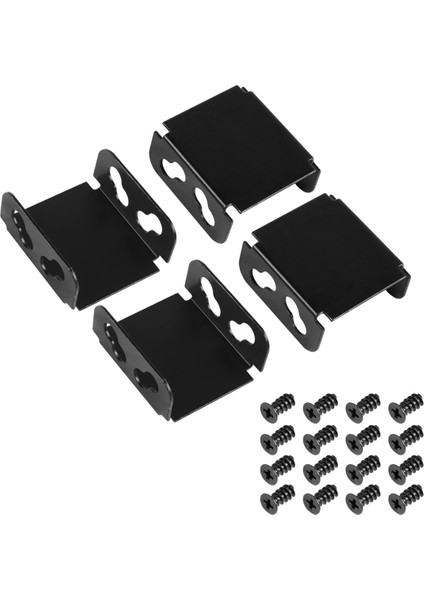 Fan Braketi Çift Fanlı Bilgisayar Radyatör Tutucu Ekran Kartı Soğutma Dıy Desteği 80MM/90MM/120MM/140MM (4 Adet) (Yurt Dışından)