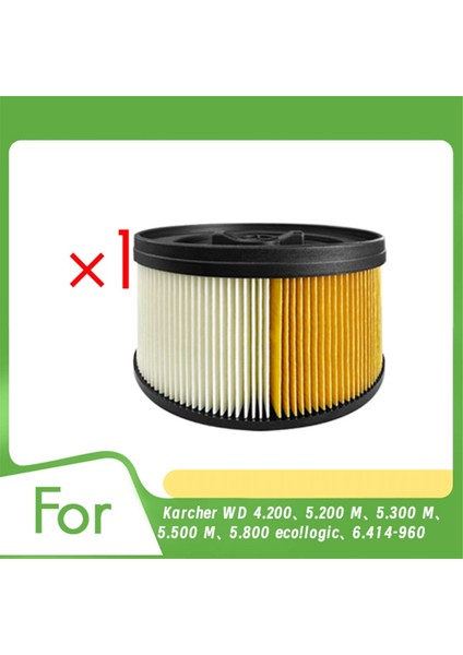 Karcher Wd 4.200, 5.200 M, 5.300 M, 5.500 M, 5.800 Eco Ogic, 6.414-960 Filtre Temizleyici Parçaları Aksesuar Parçaları (Yurt Dışından)