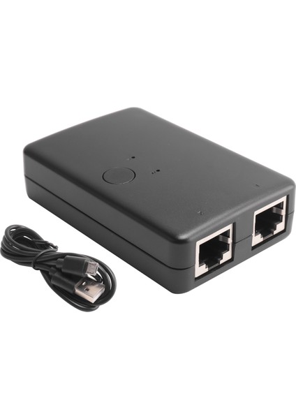 Mini 2 Port RJ45 Lan Hub Ağ Anahtarı Kutusu Bilgisayar Ethernet Internet Adaptörü RJ45 Ayırıcı Anahtarı (Yurt Dışından) modelleri