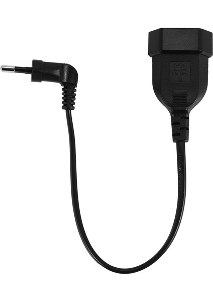 Avrupa 90 Derece Erkek Fiş - Dişi Soket Güç Uzatma Kablosu Pc Bilgisayar Pdu (0,3 M) (Yurt Dışından)