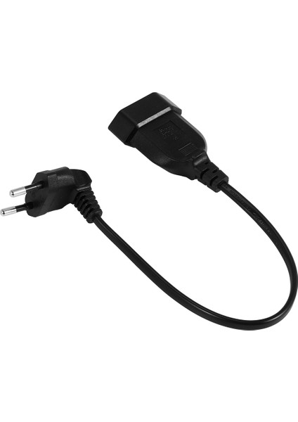 Avrupa 90 Derece Erkek Fiş - Dişi Soket Güç Uzatma Kablosu Pc Bilgisayar Pdu (0,3 M) (Yurt Dışından) fiyatları