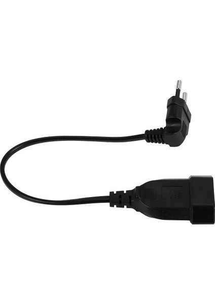 Avrupa 90 Derece Erkek Fiş - Dişi Soket Güç Uzatma Kablosu Pc Bilgisayar Pdu (0,3 M) (Yurt Dışından) modelleri