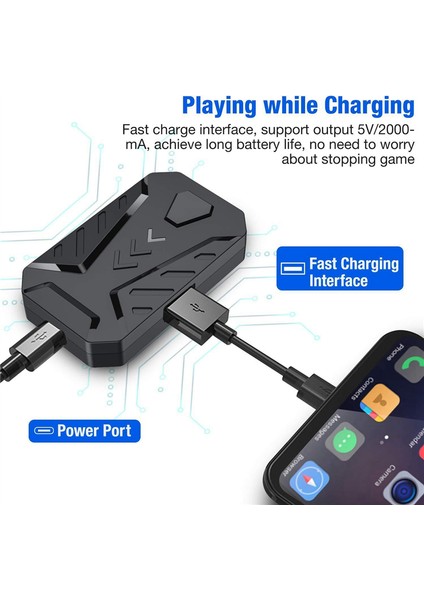 Gamwıng Mıx Pro Android ve Cep Telefonu Oyun Ekipmanı Klavye ve Fare Dönüştürücüsü Için Fare ve Klavye Dönüştürücüsü (Yurt Dışından) modelleri