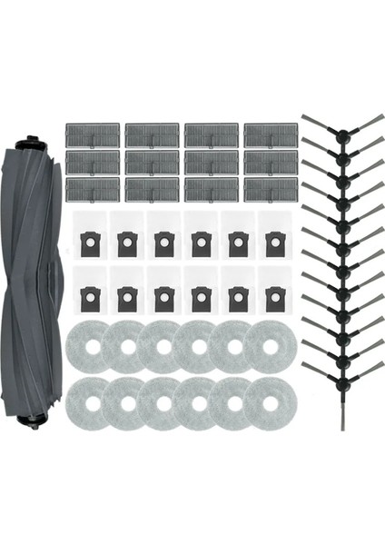 Dreame L10S Pro Ultra Heat / X30 Ultra / X30 Pro / S10 Pro Ultra Ana Yan Fırça Filtresi Paspas Toz Torbası Parçaları (Yurt Dışından)