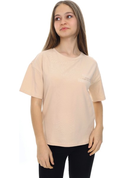 Kız Çocuk Baskılı Tişört