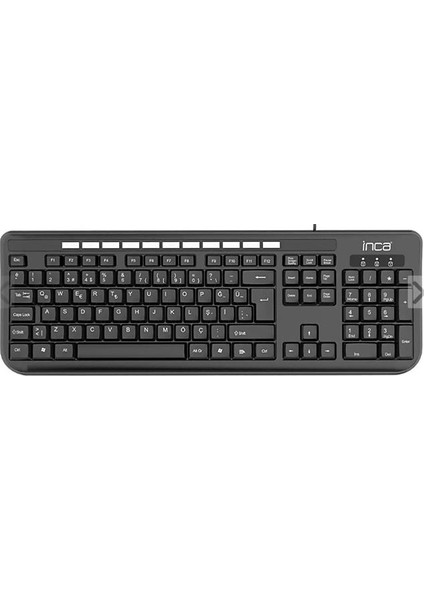 Inca IK-254QU Kablolu Q-USB Multimedya Black Laser Prınt Klavye (Kablo 1.5mt Uzunluk) fiyatları