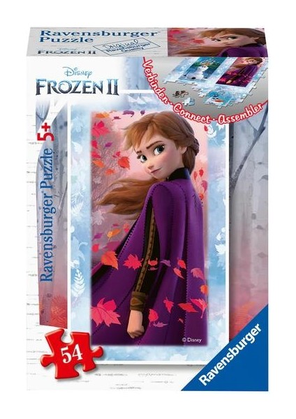 54 Parça Mini Puzzle Frozen Anna