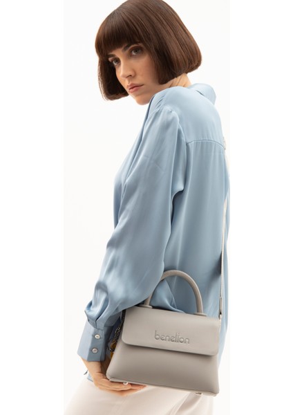 Kadın El ve Çapraz Çantası BNT1519 - Taş