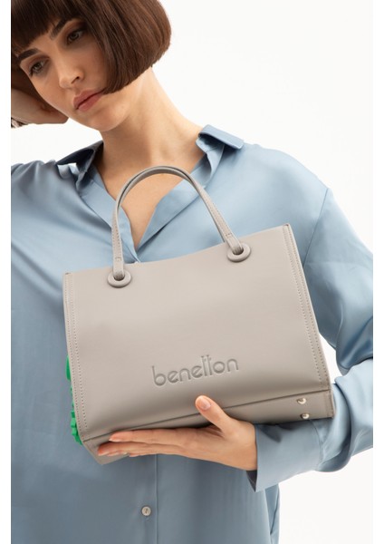 Kadın El ve Çapraz Çantası BNT1515 - Taş