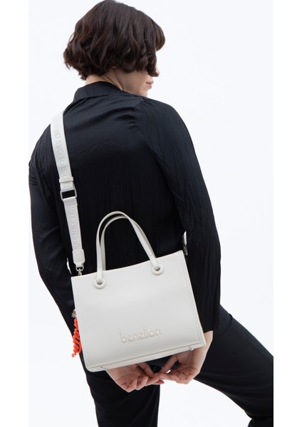 Kadın El ve Çapraz Çantası BNT1515 - Beyaz modelleri