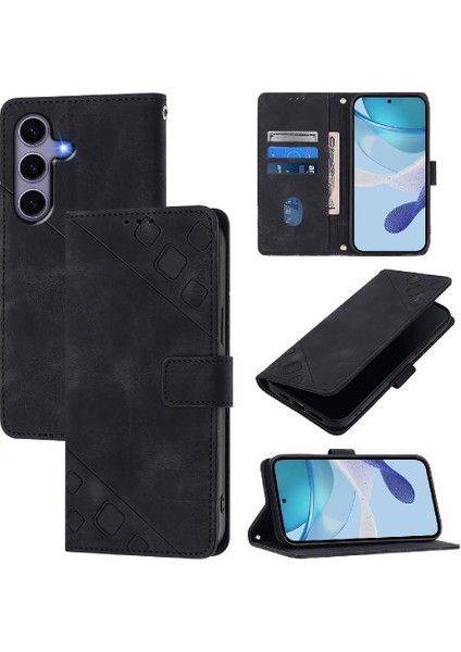 Galaxy S24 Pu Deri Flip Kadın Cüzdan Telefon Kılıfı Askılı Çapraz Askılı Askı (Yurt Dışından) fırsatları