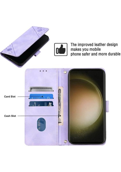 Galaxy S24 Ultra Pu Deri Flip Kadın Cüzdan Telefon Kılıfı Askılı Çapraz Askılı Askı (Yurt Dışından) indirimleri