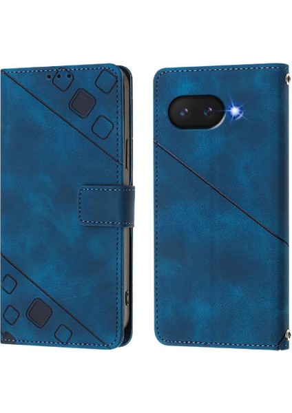 Pixel 9A Pu Deri Flip Kadın Cüzdan Telefon Kılıfı Askılı Çapraz Askılı Askı (Yurt Dışından)