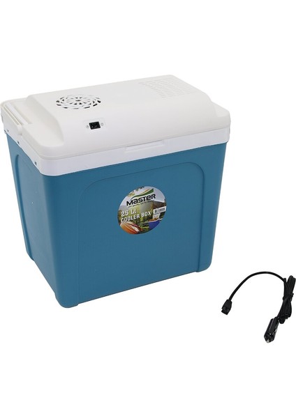 25LT Oto - Araç Buzluk Mevcut Isıyı Korur Oto Çakmaklık Fişli = Dc 12V 48W Taşıma Kulplu MTR-2550 (5067)