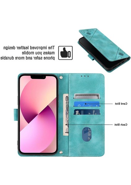 iPhone 13 Mini Pu Deri Flip Kadın Cüzdan Telefon Kılıfı Askılı Çapraz Askılı Askı (Yurt Dışından) fiyatları