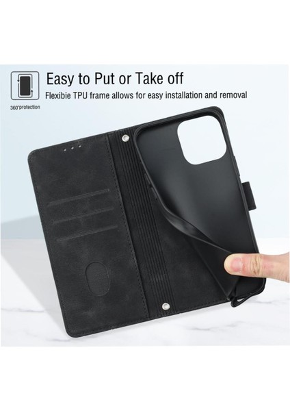 iPhone 13 Mini Pu Deri Flip Kadın Cüzdan Telefon Kılıfı Askılı Çapraz Askılı Askı (Yurt Dışından) fırsatları