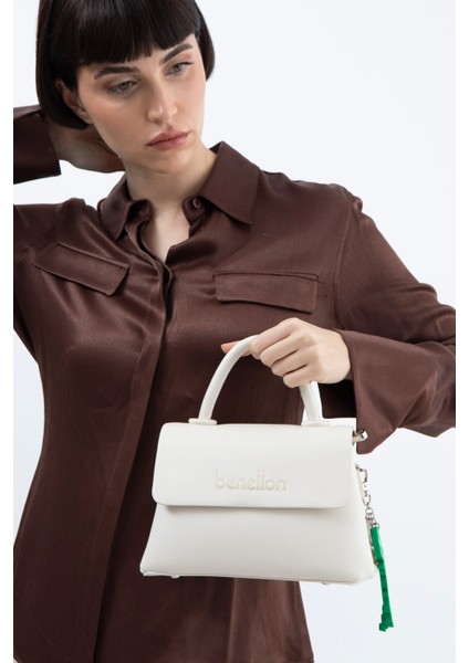 Kadın El ve Çapraz Çantası BNT1519 - Beyaz modelleri