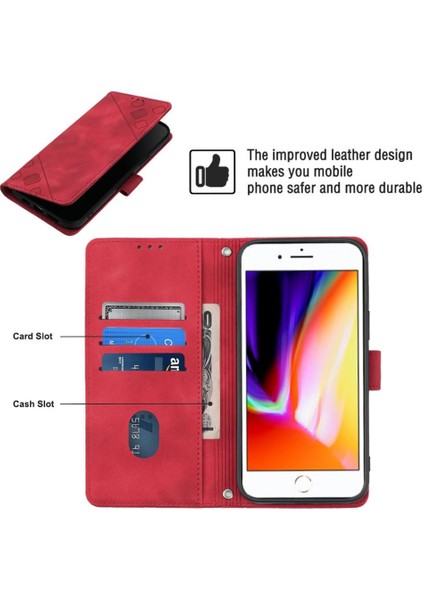 iPhone 8 Plus Pu Deri Flip Kadın Cüzdan Telefon Kılıfı Askılı Çapraz Askılı Askı (Yurt Dışından) fırsatları