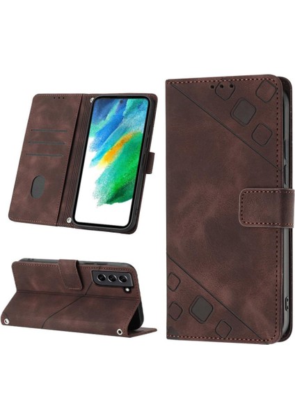 Galaxy S21 Fe Pu Deri Flip Kadın Cüzdan Telefon Kılıfı Askılı Çapraz Askılı Askı (Yurt Dışından) fiyatları