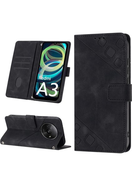 Redmi A3 Pu Deri Flip Kadın Cüzdan Telefon Kılıfı Askılı Çapraz Askılı Askı (Yurt Dışından) fiyatları