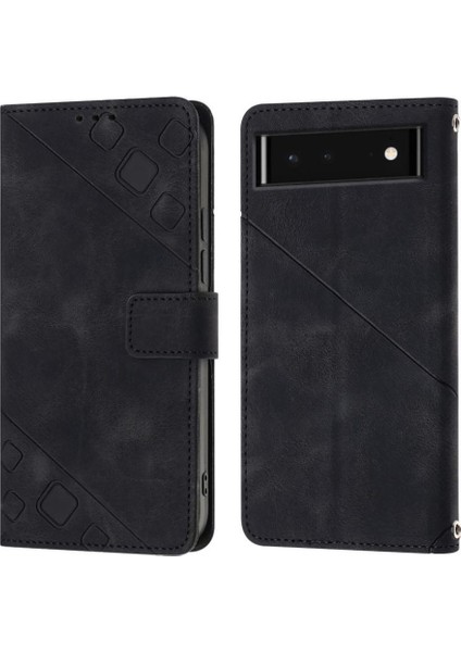 Pixel 6 Pu Deri Flip Kadın Cüzdan Telefon Kılıfı Askılı Çapraz Askılı Askı (Yurt Dışından) fırsatları