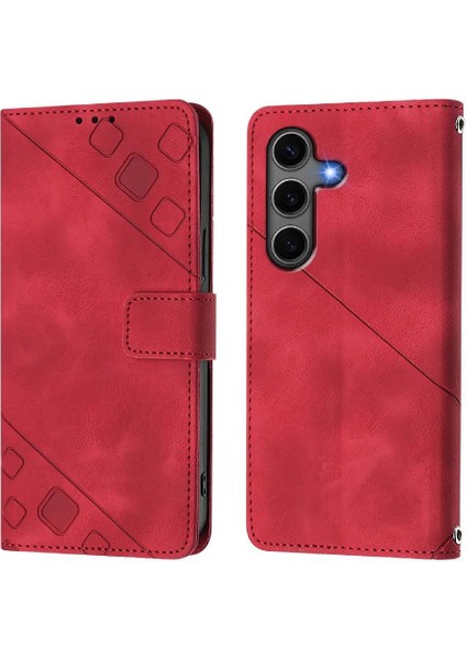 Galaxy S24 Plus Pu Deri Flip Kadın Cüzdan Telefon Kılıfı Askılı Çapraz Askılı Askı (Yurt Dışından) indirimleri