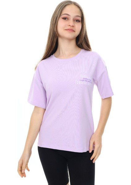 Kız Çocuk Baskılı Tişört