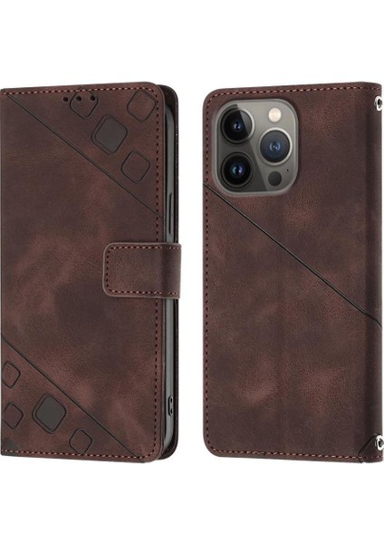iPhone 13 Pro Max Pu Deri Flip Kadın Cüzdan Telefon Kılıfı Askılı Çapraz Askılı Askı (Yurt Dışından) fırsatları