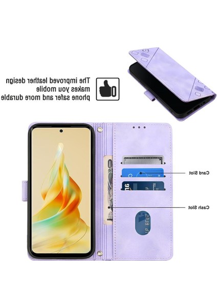 Reno 8t Pu Deri Flip Kadın Cüzdan Telefon Kılıfı Askılı Çapraz Askılı Askı (Yurt Dışından) fırsatları