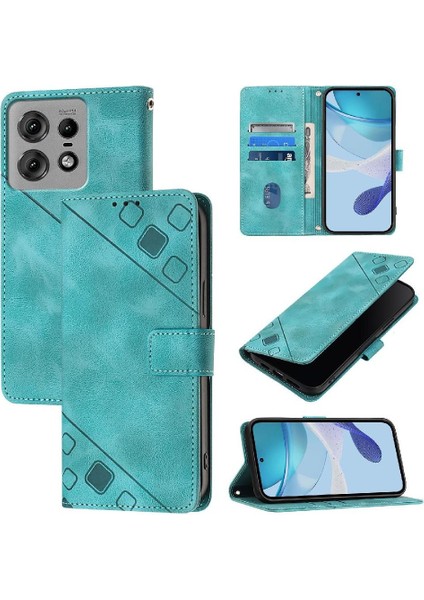 Edge 50 Pro Pu Deri Flip Kadın Cüzdan Telefon Kılıfı Askılı Çapraz Askılı Askı (Yurt Dışından) indirimleri