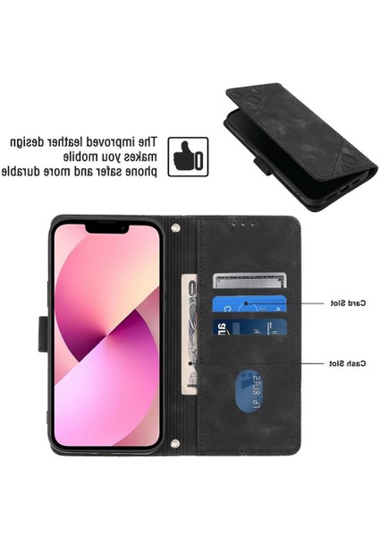 iPhone 13 Pu Deri Flip Kadın Cüzdan Telefon Kılıfı Askılı Çapraz Askılı Askı (Yurt Dışından) fırsatları