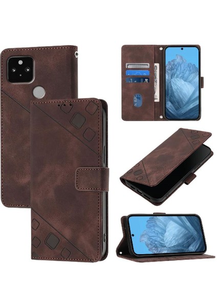 Pixel 5 Pu Deri Flip Kadın Cüzdan Telefon Kılıfı Askılı Çapraz Askılı Askı (Yurt Dışından) indirimleri